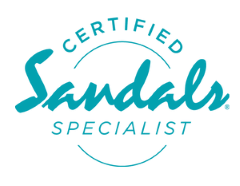 Sandals Certified logo 80percent